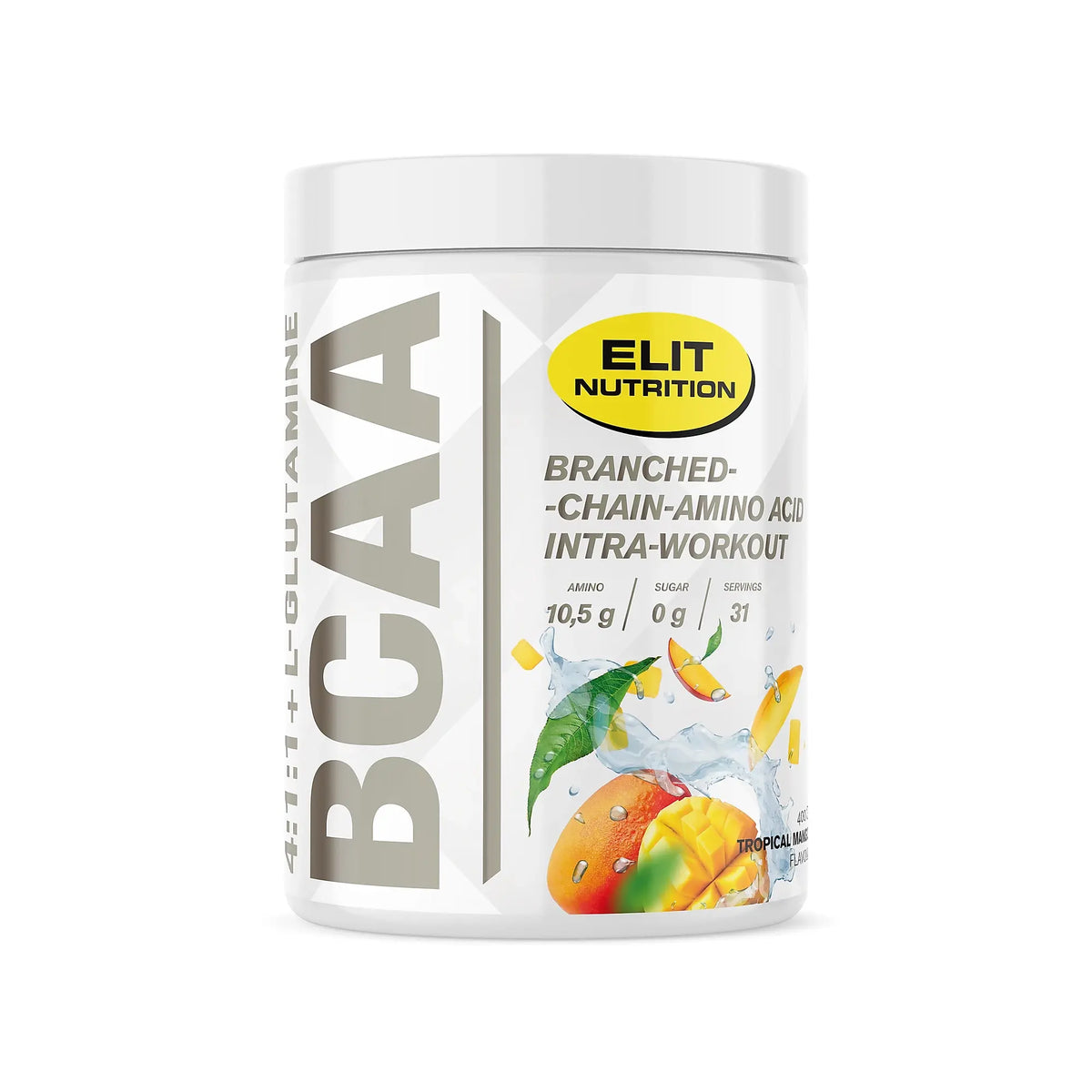 Elit Nutrition BCAA 4:1:1 + L-glutamine 400 g, bild 5 av 6