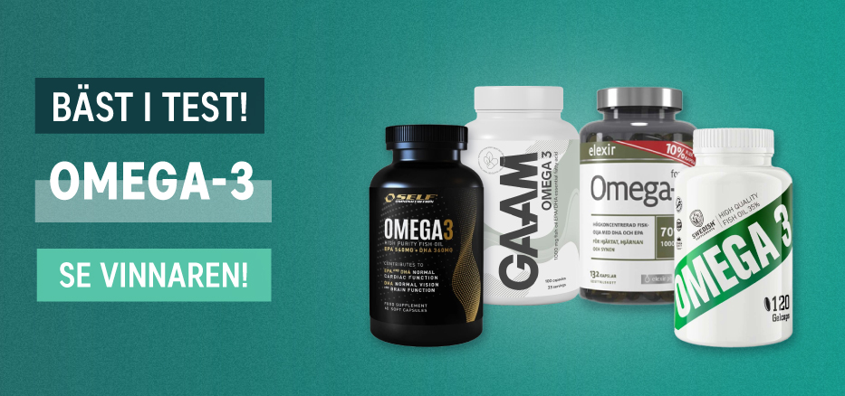 Se vinnaren i Omega-3 bäst i test 2024